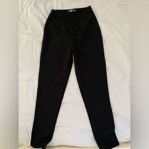 Missguided Tall, Black Co Ord Cigarette Pants